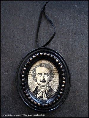 MeandAnnabelLeeShop Poe Ornament